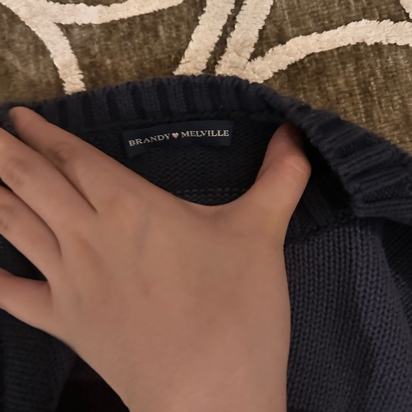 Brandy MelvilleCrewneck Sweater - Purple - Picture 2 of 2